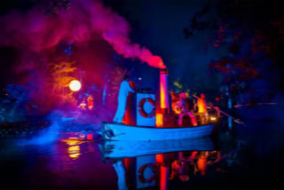 Schlössernacht Dampfer Schiff Boot Schloss Albrechtsberg 